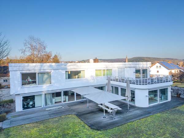 Terrassenansicht in ruhiger Lage